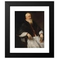 thumbnail image 2 of Titian 12x14 Black Modern Framed Museum Art Print Titled - Filippo Archinto (Born About 1500, Died 1558), Archbishop of Milan (Mid-1550s), 2 of 5