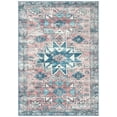 thumbnail image 2 of SAFAVIEH Journey Elizabeth Floral Machine Washable Area Rug, Pink/Blue, 5'5" x 7'7", 2 of 13