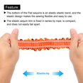 thumbnail image 4 of 25 Yards 0.8 Inch Elastic Sequins Trim Flat Sequin Strip Paillette Fabric Ribbon for Crafts DIY Fringe Sewing Orange, 4 of 7
