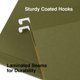 thumbnail image 4 of Carpetas colgantes Staples 729554, 3 pestañas, tamaño L, verde, 25 unidades, 4 of 6