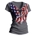 thumbnail image 4 of MEICHEN Women Summer Patriotic Graphic Tees Casual Usa 250th Anniversary T Shirts Short Sleeve Blouse Tops, 4 of 4