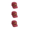 thumbnail image 3 of relayinert Sun Protection Baseball Cap For Kids – Stay Protected And Stylish Under Sun Breathable Polyester Kids Baseball Cap wine red 3Set, 3 of 6