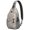 Rustic Folk St, variant on Colorful Hippie Sling Backpack for Students, Retro Boho Crossbody Bag with Fashionable Storage for Essentials