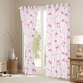 thumbnail image 3 of Erosebridal Pink Bow Hockey Blackout Curtains Set of 2 (52x84 Each), Cute Sport Window Curtains for Girls and Boys, 3 of 6