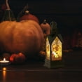 thumbnail image 2 of Moocorvic Halloween Decorations Indoor, 7" Decorative Haunted House Candle Lantern, Hanging Halloween Lanterns for Outdoor Home Room Door Party Decor, 2 of 5