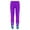 Purple, variant on TiaoBug Kids Girls Fish Scales Print Leggings Elastic High Waist Swimming Bottoms Beach Swim Pants Nave Blue 8