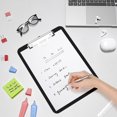 thumbnail image 6 of Pack of 2  Plastic Clipboard with Pen Holder, Purple 8.5x11 Letter Size Clip Board for Classroom, Office, Students, Nurses and Women, Low Profile Clip, Size 12.5 x 9 in, 6 of 8