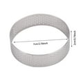 thumbnail image 2 of Bakeware Tart Rings 8 Inch Round Perforated Cake Ring Nonstick Stainless Steel Baking Tool for Culinary Precision and Everyday Cooking, 2 of 3