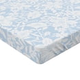 thumbnail image 4 of Ambesonne Romantic Flowers Fitted Sheet, Floral Art Leaves, Queen Size, Pale Blue White, 4 of 5