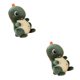 thumbnail image 4 of Bewildely Juguetes de peluche de dinosaurio de 30cm para niños, estilo bonito, animales suaves, recuerdos de fiesta, almohada para bebé, Verde 2piezas, 4 of 6
