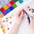 thumbnail image 5 of Bracelet Making Beads Kit Colorful Mixed Glass Beads DIY Jewelry Set (A), 5 of 5