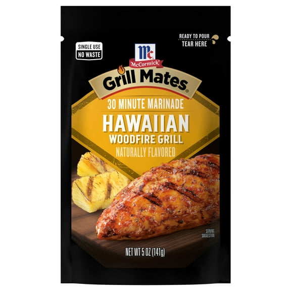 McCormick GRILL MATES Hawaiian Woodfire Grill 30 Minute Marinade, 5.0 oz Pouch