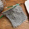 thumbnail image 5 of Aguja de tejer con cable en espiral, alfiler para chal, herramienta de decoración de tejido hecha a mano, regalo para tejedor, nueva aguja de cable 2022 (4 unidades) ER, 5 of 5