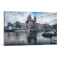 thumbnail image 1 of ARTCANVAS Church of Saint Nicholas, Basilica in Amsterdam Canvas Art Print - Size: 60" x 40" (1.50" Deep) (3-Piece), 1 of 9
