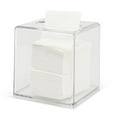thumbnail image 4 of Cubierta de tejido acrílico Soporte de caja de pañuelos de acrílico, caja dispensadora de pañuelos faciales caja secadora contenedor servilletero organizador para - Plaza Cuadrado Magideal Cubierta de tejido acrílico, 4 of 7