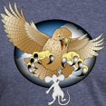 thumbnail image 3 of CafePress - Defiance_D Men's Deluxe T Shirt - Mens Tri-blend T-Shirt, 3 of 4