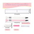 thumbnail image 3 of Kit de 34 Stylos, 2 Stylos Cire Rechargeables avec 32 Pcs Cire, Point de Colle Rotatif (Rose & Blanc), 3 of 5