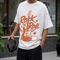 thumbnail image 5 of Men's 100% Cotton T-Shirt, Short Sleeve Crewneck Graphic Tee, Soft Breathable Casual Basic Shirt S-3XL, 5 of 7