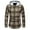 Army Green, variant on DDAPJ pyju Fall Fashion Shirts for Men 2023 Clearance, Men's Slim Fit Stretch Plaid Hoodie Long Sleeve Drawstring Flannel Shirt Jackets Casual Button Down Shacket Jacket