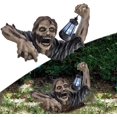 thumbnail image 2 of Decoración de Halloween, zombi gateando, disfraz de zombi de Halloween con lámpara LED, estatua., 2 of 5