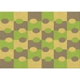 thumbnail image 1 of Ahgly Company Indoor Rectangle Patterned Dark Golden Rod Brown Area Rugs, 8' x 12', 1 of 6