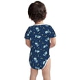 thumbnail image 5 of Daiia Space Dinosaur Printed Unisex-Baby Short Sleeve Onesies Bodysuits Baby Climbing Clothes Soft and Comfortable Romper with Expandable Shoulder Design-9M, 5 of 8