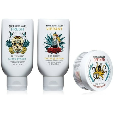 Best Marked IV Life Tattoo Care Kit by Billy Jealousy for Men, 3 Pc Kit deal Best Marked IV Life Tattoo Care Kit by Billy Jealousy for Men, 3 Pc Kit deal