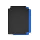 thumbnail image 1 of Separadores de tarjetas comerciales para cajas de almacenamiento, separadores de páginas de tarjetas de cuero PU, separador de tarjetas para juegos, Negro y azul, 1 of 8