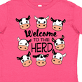 thumbnail image 4 of Inktastic Welcome to the Herd with Cute Black and White Holstein Cows Boys or Girls Toddler T-Shirt, 4 of 5