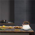 thumbnail image 4 of Yuarrent Hervidor de té de 3L con sonido de silbido fuerte Tetera de acero inoxidable con mango de patrón de Hervidor de agua con de gran Barra de herramientas Blanco Yuarrent HA025360-01, 4 of 6