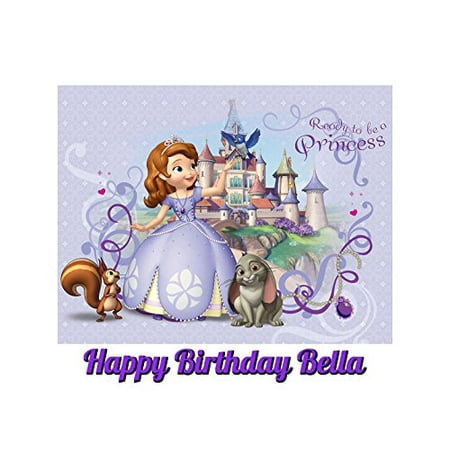Sofia The First Princess Edible Image Photo Cake Topper Sheet
