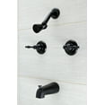 thumbnail image 2 of Kingston Brass KB240KL Knight Tub and Shower Faucet, Matte Black, 2 of 3