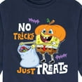 thumbnail image 3 of SpongeBob SquarePants - No Tricks Just Treats - Toddler And Youth Long Sleeve Graphic T-Shirt, 3 of 6