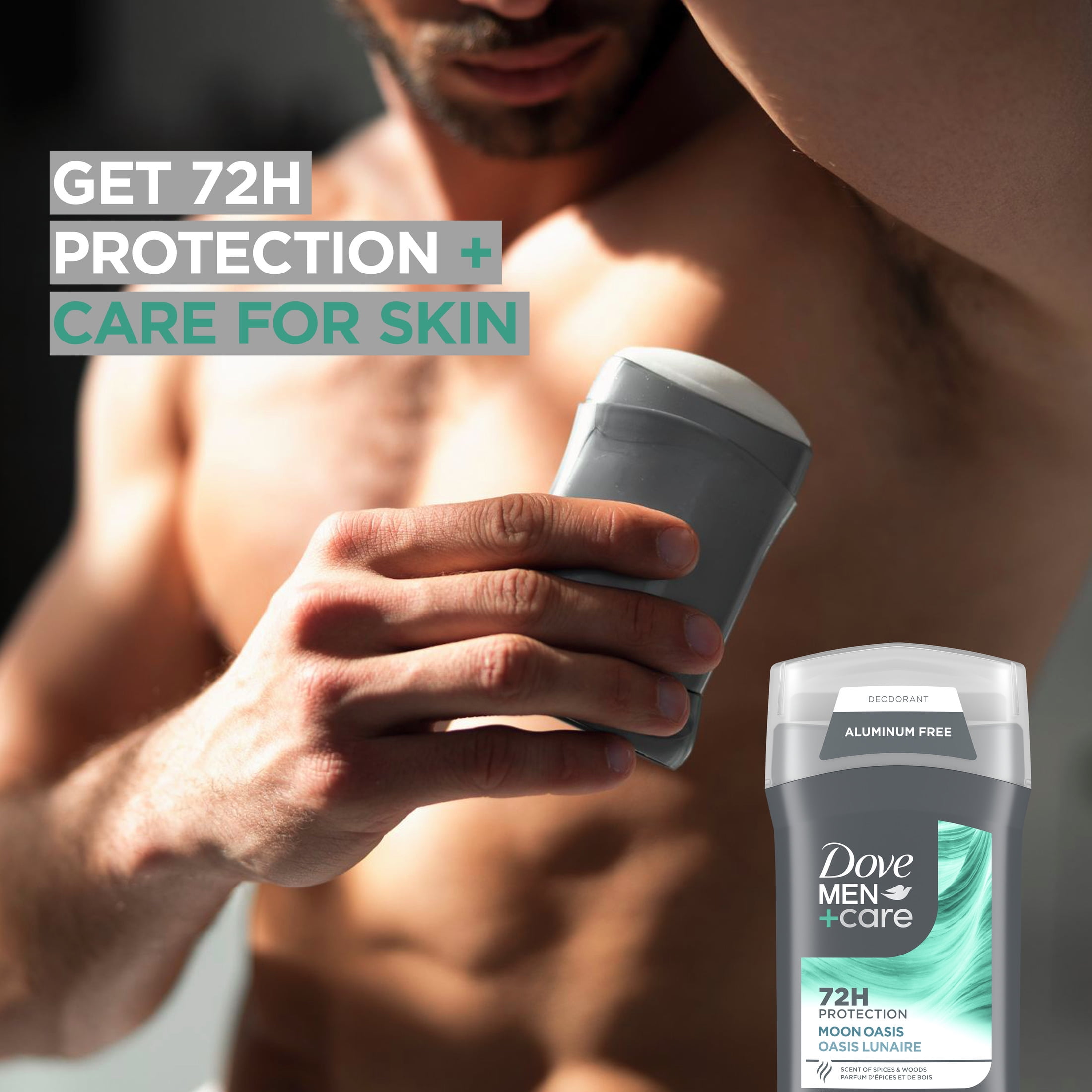 Dove Men+Care Deodorant for Men Moon Oasis Aluminum-Free, 3.oz