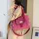 thumbnail image 3 of Large-capacity Canvas Bag Women Bag Fashion Handbag Women's Versatile Shoulder Messenger Bag, 3 of 7