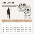 thumbnail image 6 of Kll Funny Animals Series Print Women'S Long Sleeve Pajamas With Pants Sleepwear Loungewear 2 Set-Xx-Large, 6 of 9
