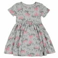 thumbnail image 3 of Disney Toddler Girls' Minnie Mouse Pink Bow Allover Print Design Dress, 3 of 8