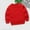Red, variant on Nmnitkp Kid Sweatshirt High-Grade Fabric Toddler Kids Baby Boys Girls Crewneck Pullover Sweatshirt Fleece Solid Color Coat Warm Fall Winter Clothes