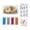 A006- F, variant on Diy Wooden Lighthouse Model Kit with Led Light, Sea Glass, and Coral Accessories, 1 Set, Wood and Multicolor, for Nautical Table Decorations, Craft Decoration