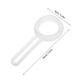 thumbnail image 2 of BESTYASH ABS Double Sided Pet Comb White Color for Dog Detangling and Cat Shedding At Home, 2 of 8