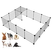 Langxun Metal Wire Storage Cubes Organizer, DIY Small Animal Cage, 16pcs