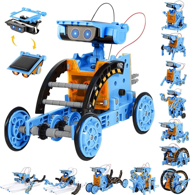 Robot solar de juguete Sillbird STEM Projects 12 en 1 para niños de 8 a 12 años