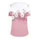 thumbnail image 2 of Pantalones Cortos para las Mujeres Sexy No Posicionamiento Impresa Camiseta, Manga Corta Cuello Redondo Top Casual, 2 of 5