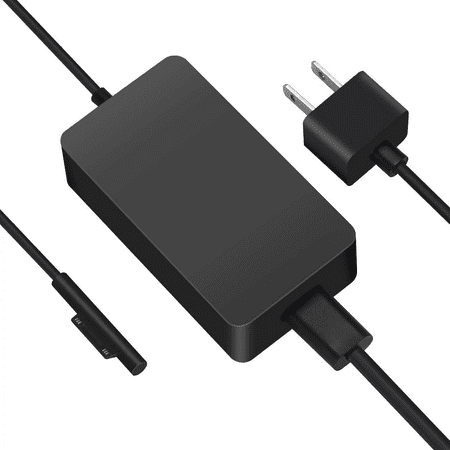 Surface Pro Charger 65W Fit for Microsoft Pro 3 & 4 & 5 & 6 AC Power Adapter for Microsoft Windows Book 2 & 3 Surface Go, Surface Laptop Charger with USB Charging Port