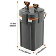 thumbnail image 2 of KFFKFF 75 Gallon Aquarium Canister Filter Fish Tank Quiet 11w UV Lamp, 2 of 9