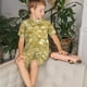 thumbnail image 4 of Balery Mermaid Fish Scale Conjunto de Pijama Infantil de Manga Corta con Estampado – Ropa de Dormir de Algodón Suave-Small, 4 of 6