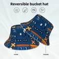 thumbnail image 4 of Kdxio Reflective Bucket Hat - Funny Steam Train Print Bucket Hat for Men,Women, 4 of 9