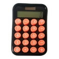 thumbnail image 2 of Cute Calculator Dual Power Calculator Easy to Read Solar Powered Calculator 10 black, 2 of 9