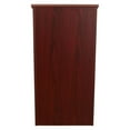 thumbnail image 2 of Oklahoma Sound 20 Series Modern Wood Full Floor Lectern in Mahogany, 2 of 7