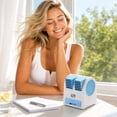 thumbnail image 6 of MMJ Mini Air Cooler Desktop USB Fan 3 Speed Ice Water Drawer Quiet Portable Personal Space Evaporative Air Conditioner Office Dorm, 6 of 6